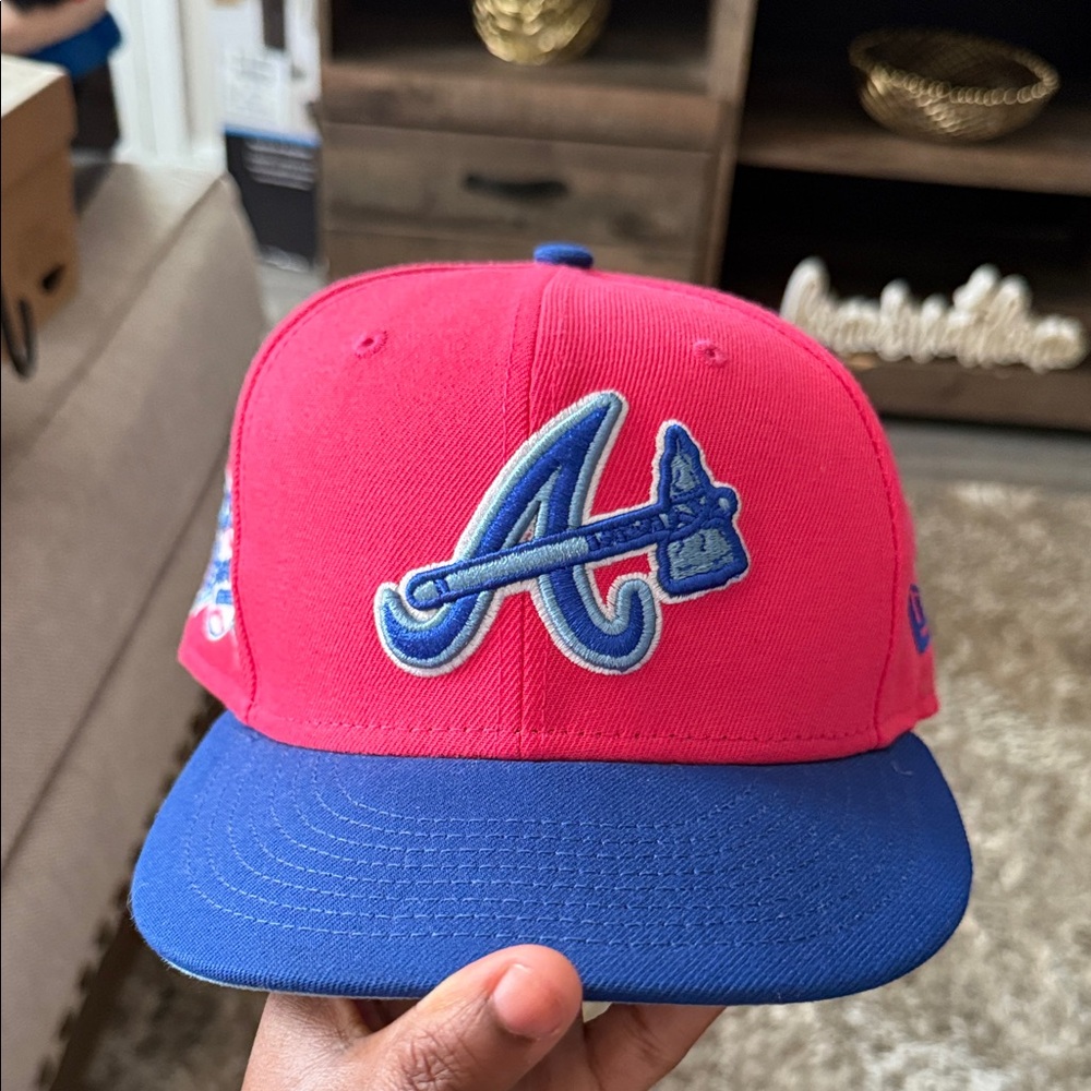Lids Pink and Blue Baseball Cap